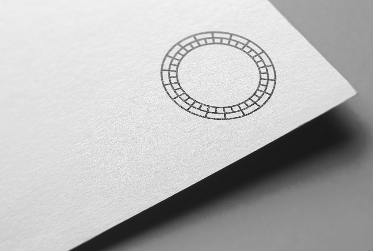 Sigma Management branding by Reform Digital, logo mockup on paper